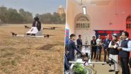 Gwalior Student Medhansh Trivedi Innovates Human-Carrying Drone, Receives Praise From Jyotiraditya Scindia (Watch Video)