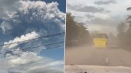 Kanlaon Volcano Erupts in Philippines, Spews Huge Smoke in Sky; Residents Ordered to Evacuate (Watch Videos)