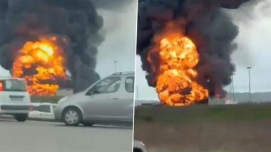 Florence Gas Refinery Blast: 2 Dead, Several Injured After Fuel Depot Explosion in Italy (Watch Video)