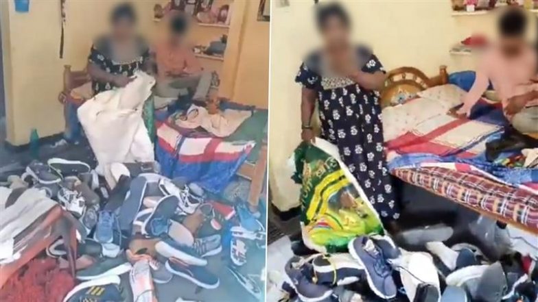 Footwear Theft in Hyderabad: Couple Steals 1,000 Pairs of Shoes From Over 100 Houses To Sell Them At Local Markets; Arrested (Watch Video)