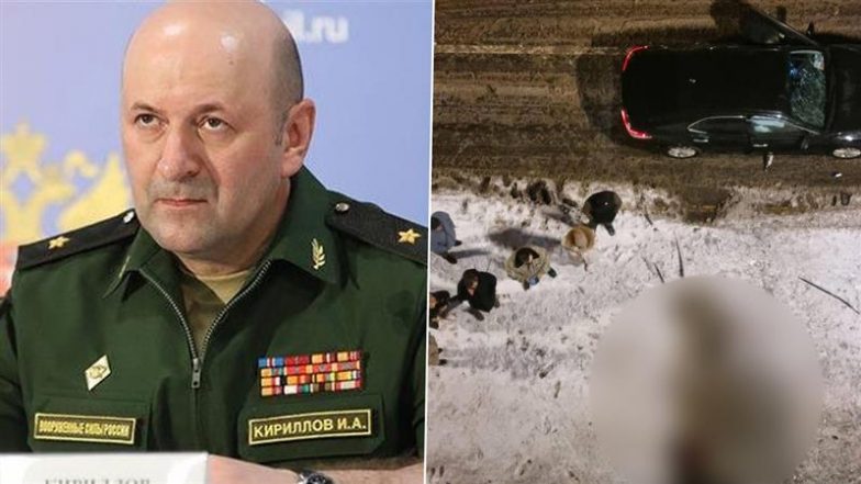 Igor Kirillov ‘Assassinated’: Leader of Russia’s Nuclear, Biological and Chemical Defense Forces Killed by Bomb Planted in Electric Scooter, Say Reports; Videos and Pics Emerge