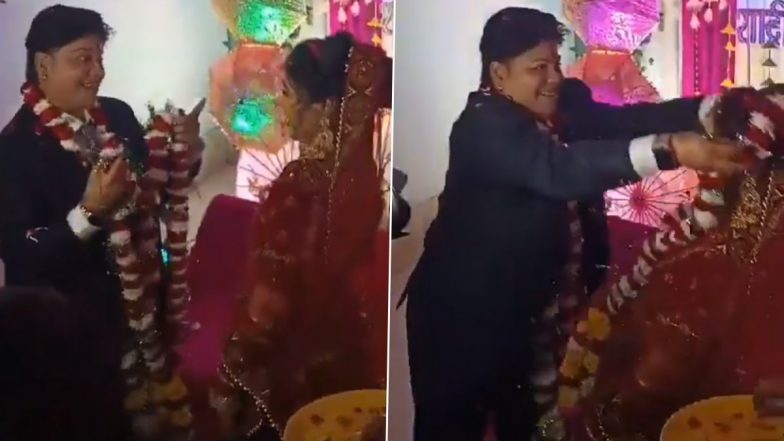 Kannauj: Woman Undergoes Sex Change to Marry Female Partner in Uttar Pradesh, Video of Wedding Goes Viral