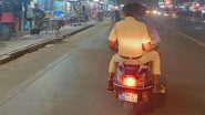 Mumbai Cop Spotted on Scooter Riding Triple Seat With Helmetless Biker, Traffic Police Responds After Pic Goes Viral