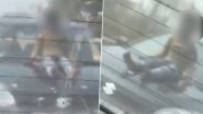 Dangerous Stunt Caught on Camera in Jhalawar: Man Makes Child Sit on Car's Bonnet As He Drives on Highway in Rajasthan, Video Surfaces