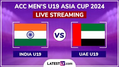 Where to Watch India U19 Cricket Team vs UAE U19 Cricket Team in ACC Men's U19 Asia Cup 2024?