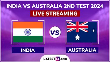 India vs Australia Free Live Streaming Online, 2nd Test 2024 Day 1: How To Watch IND vs AUS Border-Gavaskar Trophy Cricket Match Live Telecast on TV?