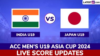 India Under-19 vs Japan Under-19 Live Score Updates of ACC Men's U19 Asia Cup 2024: Get Toss Winner Result, Live Commentary and Full Scorecard Online of IND U19 vs JPN U19 Match