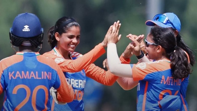 India vs Nepal ACC Women's U19 Asia Cup 2024 Match Abandoned Due to Persistent Rain, Teams Share Points