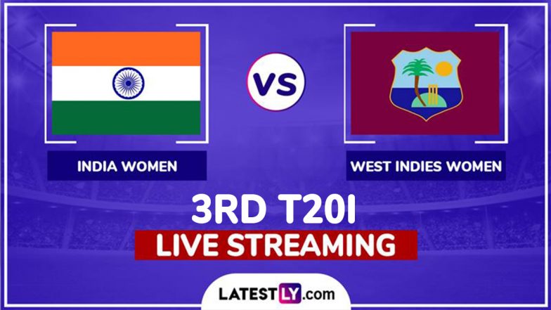 India Women vs West Indies Women Free Live Streaming Online, 3rd T20I 2024: How to Watch IND-W vs WI-W Cricket Match Live Telecast on TV?