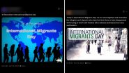 International Migrants Day 2024 Sayings and Quotes: Netizens Share HD Images, Wallpapers, Messages and Posts to Observe the Day