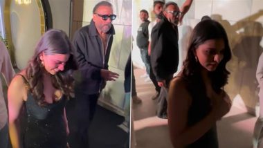 ‘Light Math Maarna’: Jackie Shroff Warns Paparazzi As Suhana Khan Leaves an Event (Watch Video)