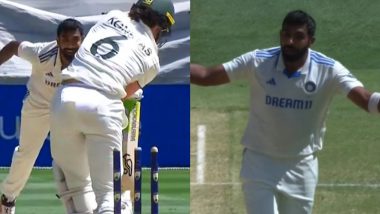 Sam Konstas Wicket Video: Watch Jasprit Bumrah Castle Youngster With Sensational Delivery During IND vs AUS Boxing Day Test 2024