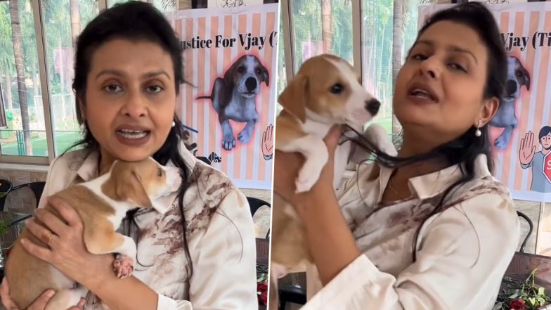 &lsquo;Isko Molest Kia Gaya, Isko Rape Kia Gaya&rsquo;: Actress Jaya Bhattacharya Highlights 1.5-Month-Old Puppy&rsquo;s Ordeal, Demands Justice (Watch Video)