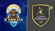 Nepal Premier League 2024 Live Streaming in India: Watch Karnali Yaks vs Kathmandu Gurkhas and Live Telecast of T20 NPL Cricket Match