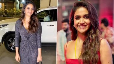 ‘Baby John’ Actress Keerthy Suresh Flaunts Her Mangalsutra in Plunging Neckline Ensembles (PHOTOS)