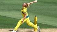 Australian Pacer Kim Garth Reprimanded for Breaching ICC Code of Conduct During IND-W vs AUS-W 3rd ODI 2024