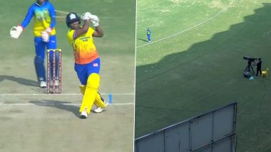 Kiran Navgire Smashes 25-Ball 64 During Railways vs Maharashtra Senior Women's One Day Trophy 2024 Quarter Final (Watch Videos)