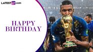 Kylian Mbappe Birthday Special: Memorable Moments in Real Madrid Striker's Career As He Turns 26