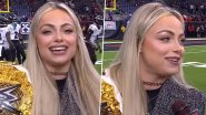 Liv Morgan Promotes WWE RAW on Netflix During Texans vs Ravens NFL 2024 Match, Says 'We Can't Wait for Everyone To Watch Us' (Watch Video)