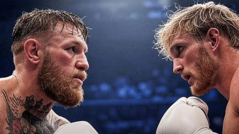 Logan Paul vs Conor McGregor Epic Clash: $250M Mega-Fight Between Star Fighters Set to Take Place in Mumbai&rsquo;s Wankhede Stadium