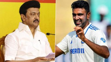 Ravi Ashwin Retires: Tamil Nadu CM MK Stalin Congratulates Star Indian All-Rounder for Stellar Career, Says 'Your Incredible Career Inspired Millions…'