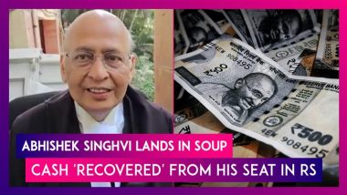 Abhishek Manu Singhvi Demands Probe After Currency Notes Found in Seat Allotted to Him in Rajya Sabha