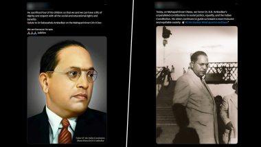 Mahaparinirvan Diwas 2024 Messages and Quotes: Netizens Pay Tribute to Dr BR Ambedkar With Images, HD Wallpapers, Sayings and Messages to Observe Father of Indian Constitution’s Death Anniversary