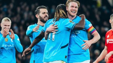 Manchester City 3–0 Nottingham Forest, Premier League 2024–25: Kevin De Bruyne, Bernardo Silva and Jeremy Doku Score As Cityzens Return to Winning Ways