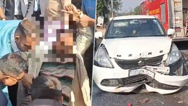 Manik Saha Helps Accident Victim Video: Tripura CM Stops His Convoy To Help an Injured Person on Gokulnagar Road in Sepahijala District, Viral Clip Surfaces