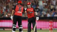 BBL 2024–25 Live Streaming in India: Watch Melbourne Renegades vs Perth Scorchers Online and Live Telecast of Big Bash League Cricket Match