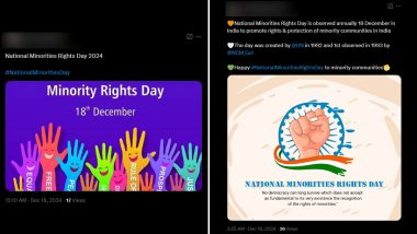 Minorities Rights Day 2024 Messages and Images: Netizens Share Quotes, Sayings, Wallpapers and Posts to Observe the Day That Calls for Protection of Rights of Minority Communities