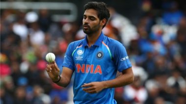 Bhuvneshwar Kumar Scalps Hat-Trick In Syed Mushtaq Ali Trophy 2024-25, Dismisses Robin Minz, Bal Krishna and Vivekanand Tiwari in Successive Deliveries During Jharkhand vs Uttar Pradesh Match