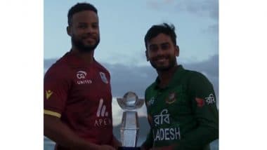 How To Watch WI vs BAN 1st ODI 2024 Free Live Streaming Online? Get Free Telecast Details of West Indies vs Bangladesh Match on TV