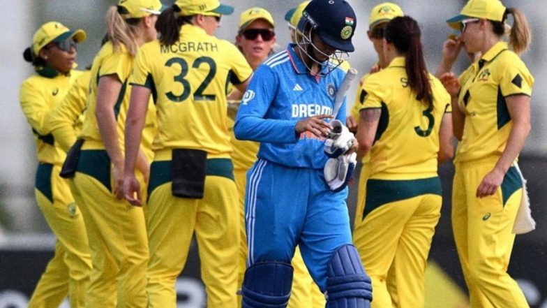 Smriti Mandhana’s Fighting Century in Vain as Australia Register 83-Run Victory Over India in AUS-W vs IND-W 3rd ODI 2024, Clean Sweep Series 3-0