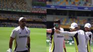 Team India Takes Part in Creative Drills During Practice Session With Fielding Coach T Dilip Ahead of IND vs AUS 3rd Test 2024 (Watch Video)