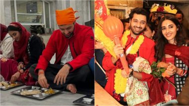 ‘Vanvaas’: Utkarsh Sharma and Simrat Kaur Visit Pracheen Hanuman Temple and Bangla Sahib Gurudwara Ahead of Their Movie’s Release (View Pics)