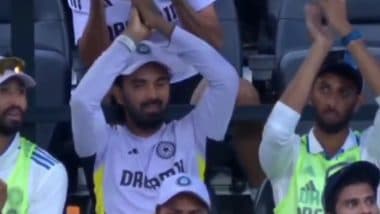 Viral Video Claims KL Rahul Used Cuss Word While Applauding Teammate From Dugout During IND vs AUS 3rd T20I 2024