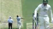 Jasprit Bumrah Knocks Over Usman Khawaja With a Sharp Inswinger During IND vs AUS 3rd Test 2024 (Watch Video)