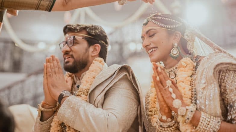 PV Sindhu Wedding Pics: Star Indian Shuttler Marries Fiance Venkata Datta Sai in Udaipur, Shares Pictures of Wedding on Her Social Media (See Post)