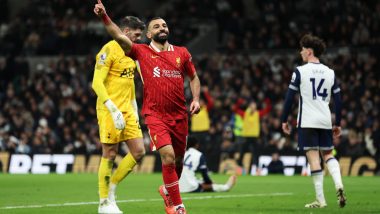 Mohamed Salah Becomes First Player in Premier League History to Reach Double Figures for Goals and Assists Before Christmas, Achieves Feat During Tottenham Hotspur vs Liverpool PL 2024-25 Match