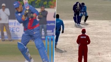 Mohammed Azharuddin Flick Shots Remain Evergreen! Former Indian Captain's Stylish Batting During Rajya Sabha vs Lok Sabha TB Mukt Bharat Awareness Cricket Match Is Must-Watch (See Videos)