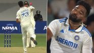 Mohammed Siraj Throws Ball at Marnus Labuschagne In Anger After Ausitralian Batter Pulls Out Late From Batting Stance During IND vs AUS 2nd Test 2024 (Watch Video)