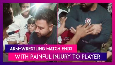 Moradabad: Arm-Wrestling Match Over INR 10,000 Bet Leaves Participant With ‘Broken’ Hand, Video Goes Viral