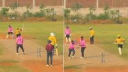 'Moye Moye' for Batsman As Bowler Drops the Catch but Gets Him Run Out, Mumbai Indians Share Viral Video From Super Smashers Cricket Match