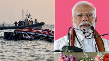 Mumbai Boat Crash: PM Narendra Modi Condoles Loss of Lives Following Collision Between Indian Navy Boat and Passenger Ferry Neelkamal Near Gateway of India; Announces INR 2 Lakh Aid