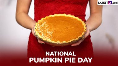 National Pumpkin Pie Day 2024 Recipe: How To Prepare Pumpkin Pie at Home? Easy Recipe Idea To Make This Delicious Holiday Dessert (Watch Video)