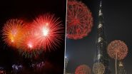 Burj Khalifa New Year’s Eve 2024 Fireworks and Laser Light Show Go Viral As UAE Enters New Year 2025: Breathtaking Video Captures the Elaborate Start of the New Year