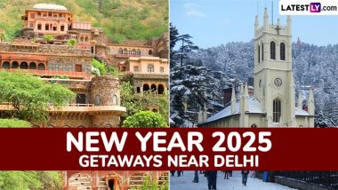 New Year 2025 Getaways Near Delhi: From Neemrana in Rajasthan to Shimla in Himachal Pradesh, Ring In the New Year With Best Short Vacation