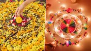 New Year 2025 Rangoli Designs and Muggulu for First Day of the New Year: Watch Step-by-Step Tutorial Videos To Ring In the New Year