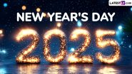 New Year's Day 2025 Date: When Is the First Day of New Year 2025? Know Significance of the 1st Day of the Gregorian Calendar Celebrated With Great Enthusiasm